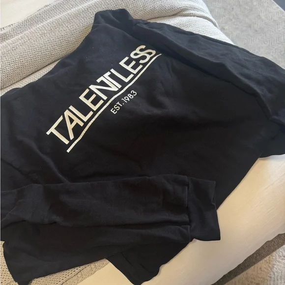 TALENTLESS Classic Black Hoodie - Picture 2 of 3